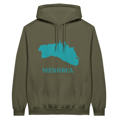 SUDADERA DE ALGODÓN UNISEX MAPA DE MENORCA