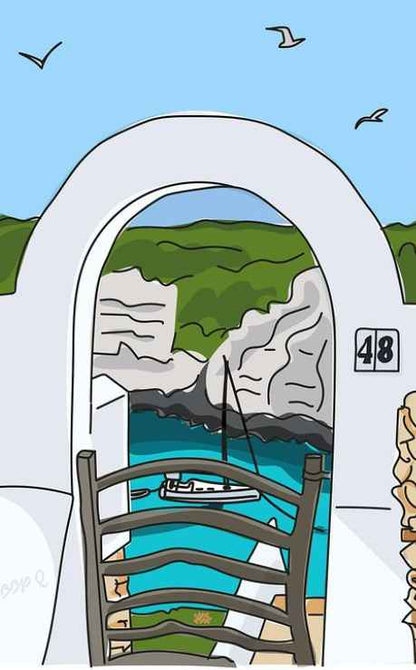 ILUSTRACION CALA'N PORTER - sweetmenorca