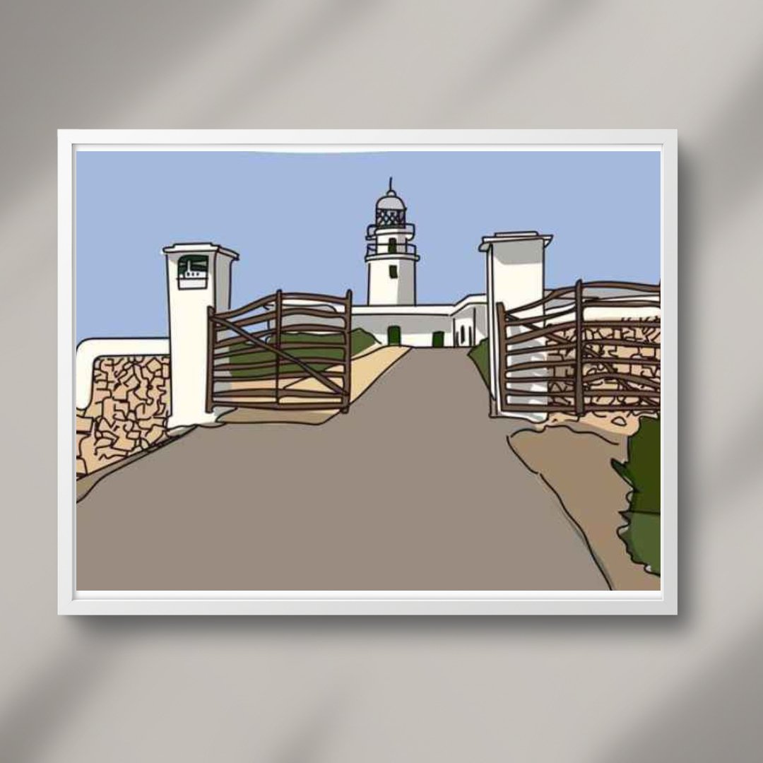 ILUSTRACIÓN FARO DE CAVALLERIA - sweetmenorca