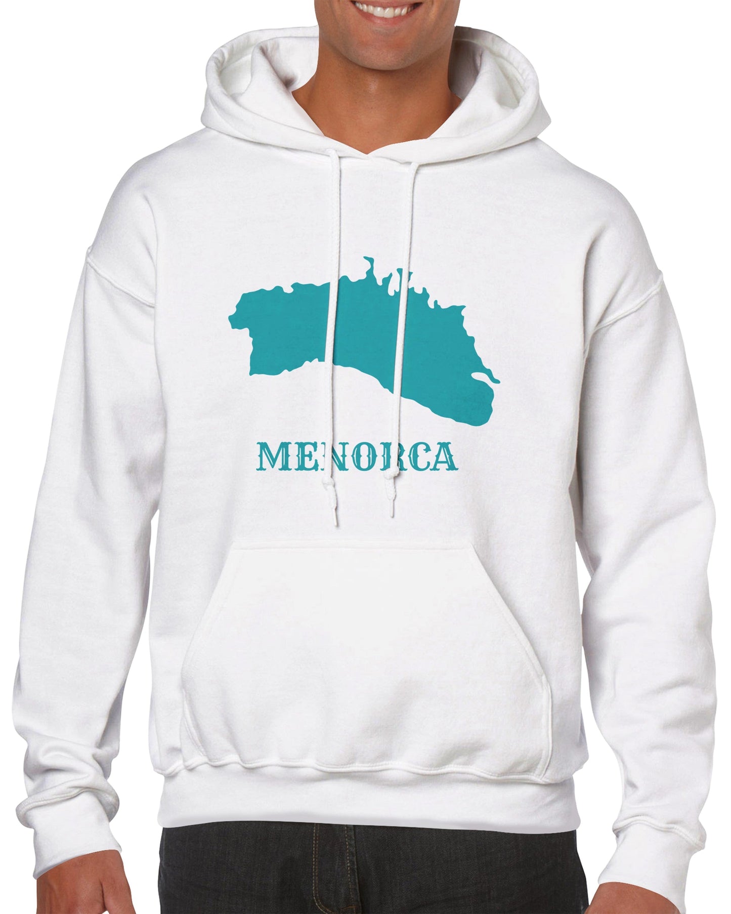 SUDADERA DE ALGODÓN UNISEX MAPA DE MENORCA - sweetmenorca