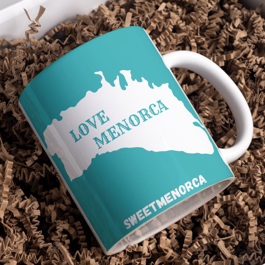 TAZA CERÁMICA LOVE MENORCA - sweetmenorca