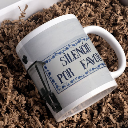 TAZA CERÁMICA SILENCIO POR FAVOR - sweetmenorca